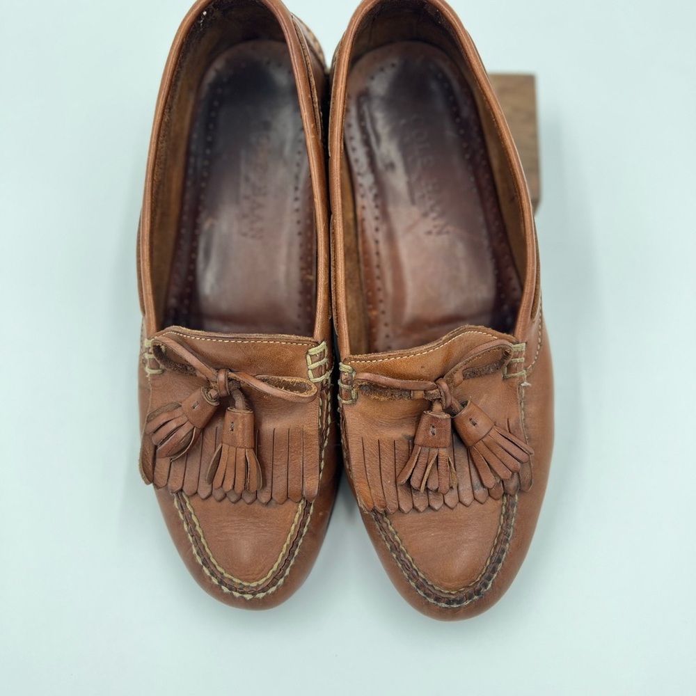 Cole Haan Brown Tassel Loafers
